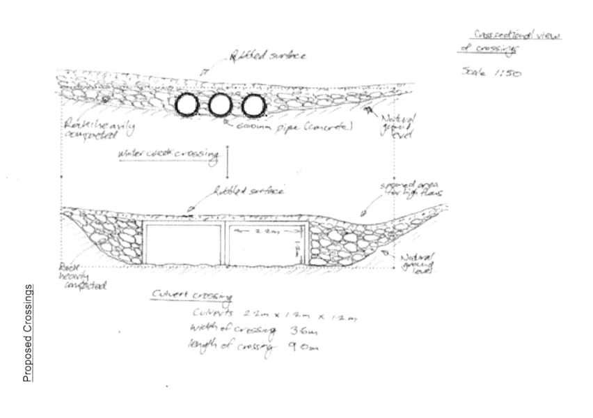 Design for Bridge and HV crossing