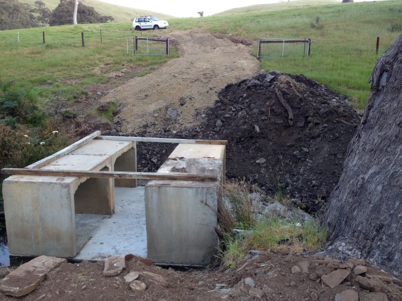 Ready for final culverts